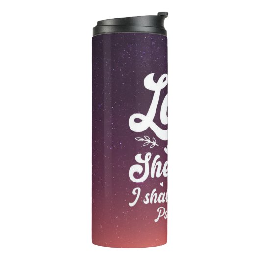 De Heer is mijn Herder Thermosbeker (Gedraaid links)