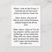 De Heer is mijn herderskaart Visitekaartje (Achterkant)