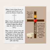 De Heer is mijn herderskaart Visitekaartje (Buitenkant ongevouwen)