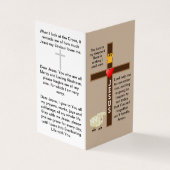 De Heer is mijn herderskaart Visitekaartje (Buitenkant)