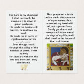 De Heer is mijn herderskaart Visitekaartje (Binnenkant ongevouwen)