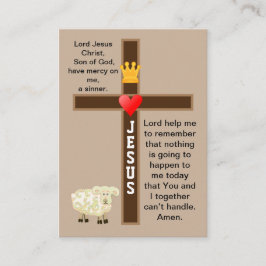 De Heer is mijn herderskaart Visitekaartje