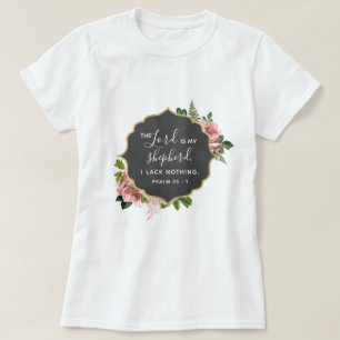 De Heer is Mijn Herfstbijbel Psalm 23 Christelijk T-shirt