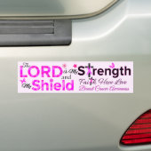 De HEER is mijn kracht Bumpersticker (Op auto)