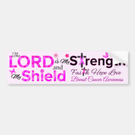 De HEER is mijn kracht Bumpersticker