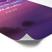 De Heer is mijn kracht en mijn lied - Bijbel Poster (Hoek)