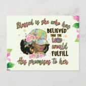 De Heer is mijn kracht en mijn lied, melanine sist Feestdagenkaart (Voorkant)