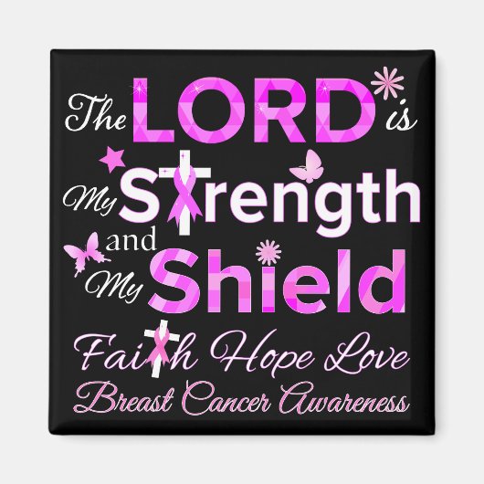 De HEER is mijn kracht Magneet (Voorkant)