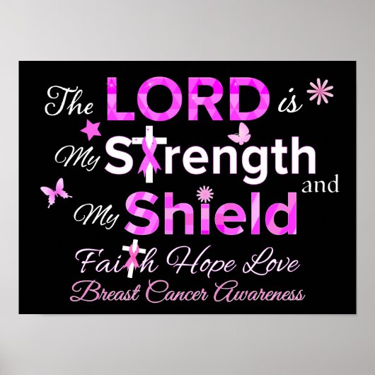 De HEER is mijn kracht Poster (Voorkant)