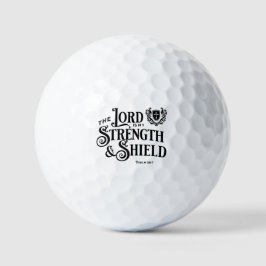 De Heer is mijn Kracht & Schild Koninklijk Golfballen