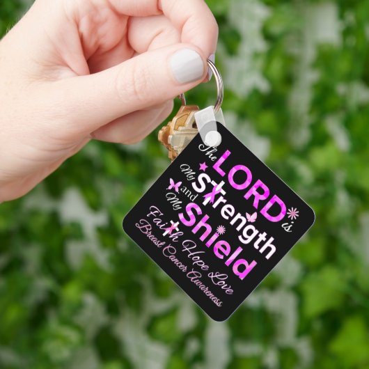 De HEER is mijn kracht Sleutelhanger (Hand)