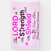 De HEER is mijn kracht Spandoek (Verticaal)