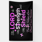 De HEER is mijn kracht Spandoek (Verticaal)