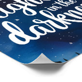 De Heer is Mijn Licht Christelijke Peuter Kinderen Poster (Hoek)