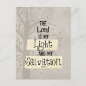 De Heer is mijn Licht en mijn Briefkaart (Voorkant)