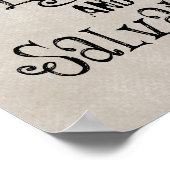 De Heer is mijn Licht en mijn Poster (Hoek)