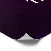 De Heer is mijn licht en mijn redding. Poster (Hoek)