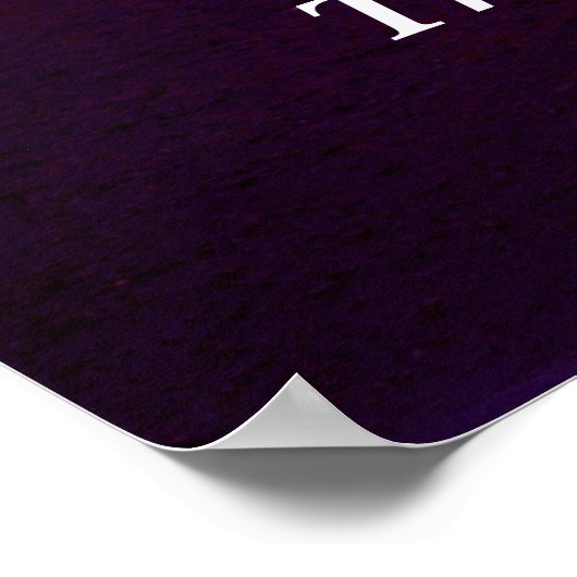 De Heer is mijn licht en mijn redding. Poster (Hoek)