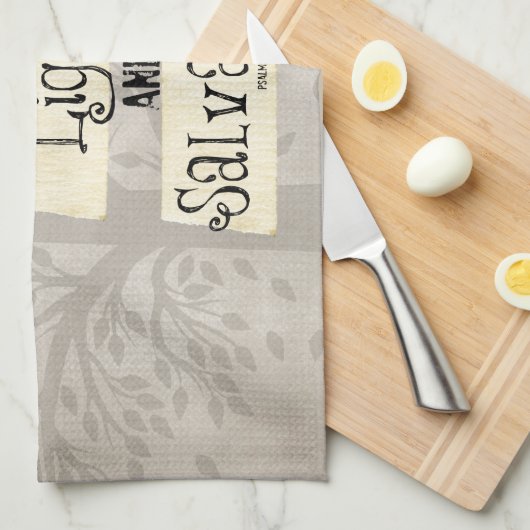 De Heer is mijn Licht en mijn Theedoek (Quarter Fold)