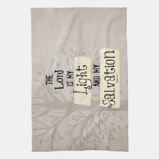 De Heer is mijn Licht en mijn Theedoek (Verticaal)