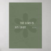 De Heer is mijn licht Poster (Voorkant)