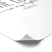 De Heer is mijn licht, Psalm 27:1 Poster (Hoek)