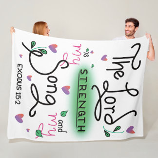 De Heer is mijn liederenboek Fleece Deken