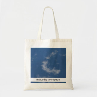 De Heer is mijn prioriteit en de Bijbel is mijn gi Tote Bag