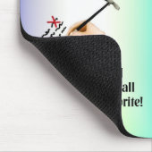 De Heer is Mijn Redacteur-Mousepad Muismat (Hoek)