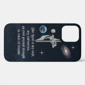 De Heer is mijn rock iPhone 12 Hoesje (Achterkant (horizontaal))