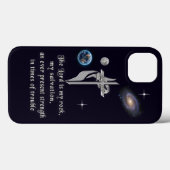De Heer is mijn rock iPhone 13 Hoesje (Achterkant (horizontaal))