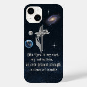 De Heer is mijn rock iPhone 14 Hoesje (Achterkant)