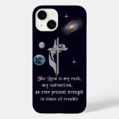 De Heer is mijn rock iPhone 14 Hoesje (Achterkant)