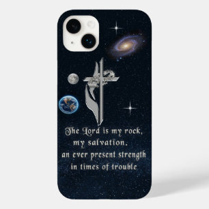 De Heer is mijn rock iPhone 14 plus Hoesje