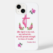 De Heer is mijn rots Case-Mate iPhone Case (Achterkant)