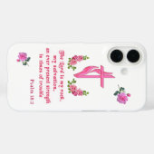 De Heer is mijn rots Case-Mate iPhone Case (Achterkant (horizontaal))