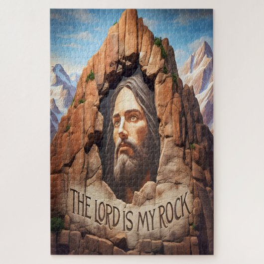 De Heer Is Mijn Rots Legpuzzel (Verticaal)