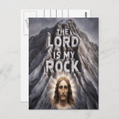 De Heer is mijn rots: Psalm 18:2 Briefkaart (Voorkant / Achterkant)