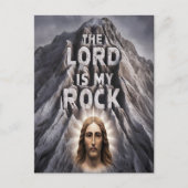 De Heer is mijn rots: Psalm 18:2 Briefkaart (Voorkant)