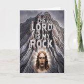 De Heer is mijn rots: Psalm 18:2 Kaart (Voorkant)