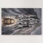 De Heer is mijn rots: Psalm 18:2 Legpuzzel (Horizontaal)