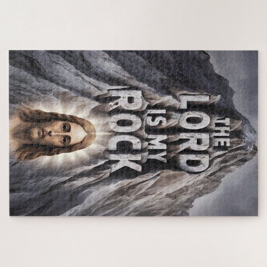 De Heer is mijn rots: Psalm 18:2 Legpuzzel (Horizontaal)