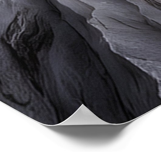 De Heer is mijn rots: Psalm 18:2 Poster (Hoek)