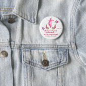 De Heer is mijn rots Ronde Button 5,7 Cm (In situ)
