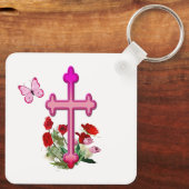 De Heer is mijn rots Sleutelhanger (Achterkant)