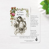 De Heer is mijn Schaapse Bijbel Jezus Visitekaartje (Bureau)