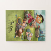 De Heer is mijn schattige kinder puzzel. Legpuzzel (Horizontaal)