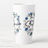 De Heer is mijn Shepherd | 23:1 Bijbelverse psalm Latte Mok (Voorkant)