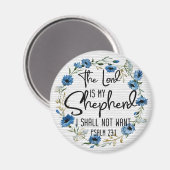 De Heer is mijn Shepherd | 23:1 Bijbelverse psalm Magneet (Voorkant / Achterkant)