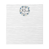 De Heer is mijn Shepherd | 23:1 Bijbelverse psalm Notitieblok (Voorkant)